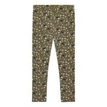 BIRKHOLM Leggings Grøn Blomstermark